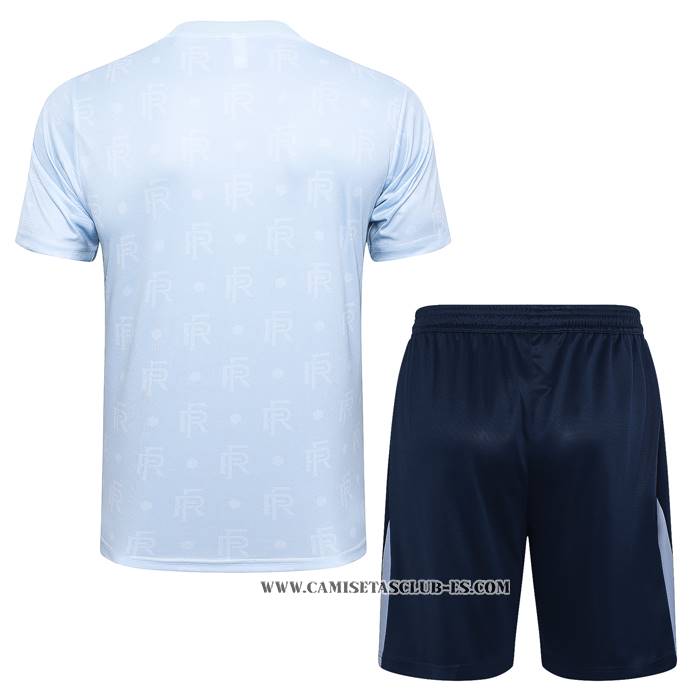 Chandal del Francia 24-25 Manga Corta Azul Claro - Pantalon Corto
